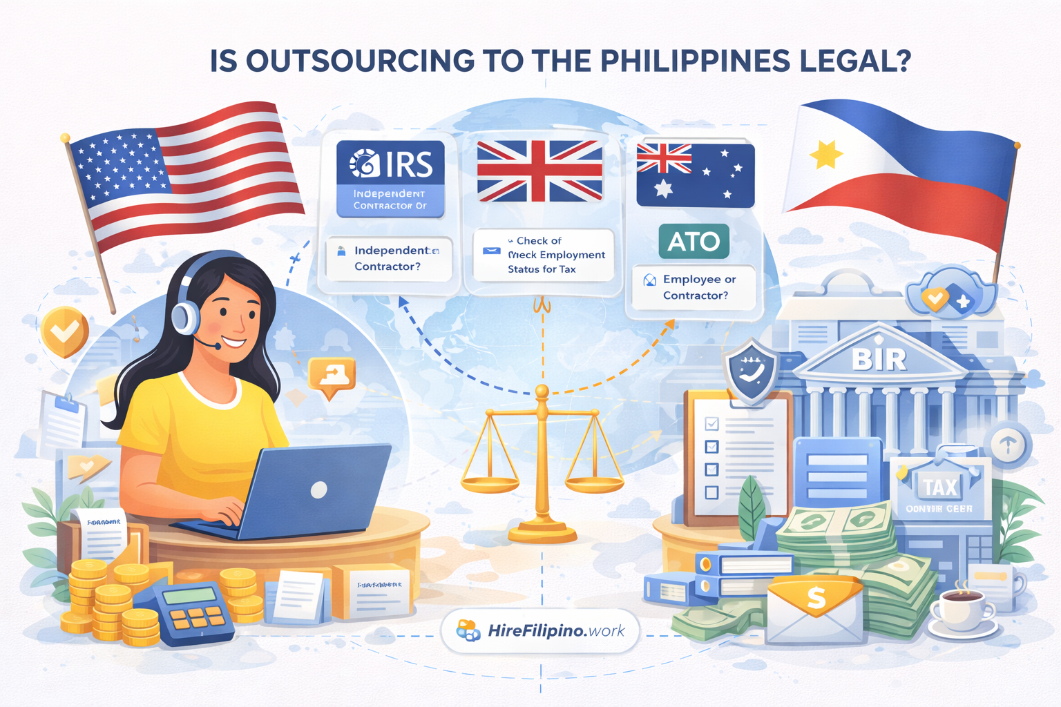 Is Outsourcing to the Philippines Legal for Western Companies?